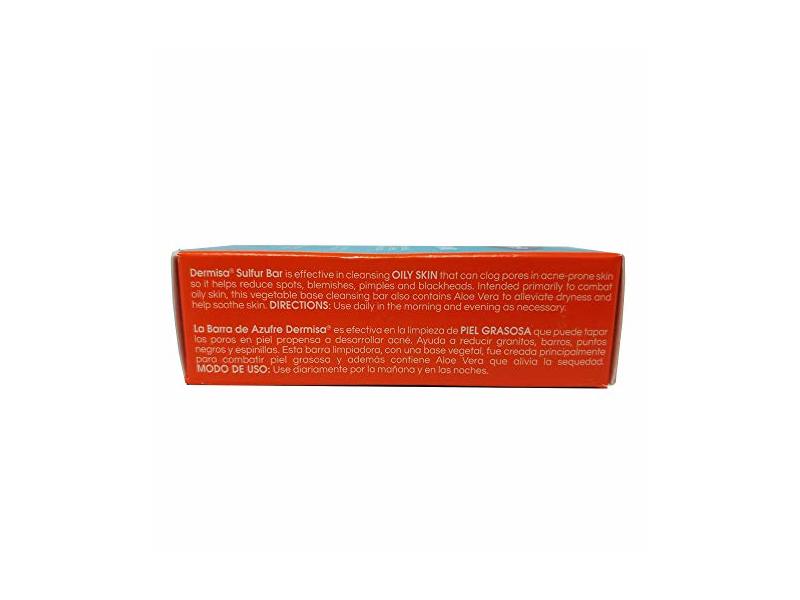 Dermisa Sulfur Bar, 3 oz / 85 g, Pack of 3