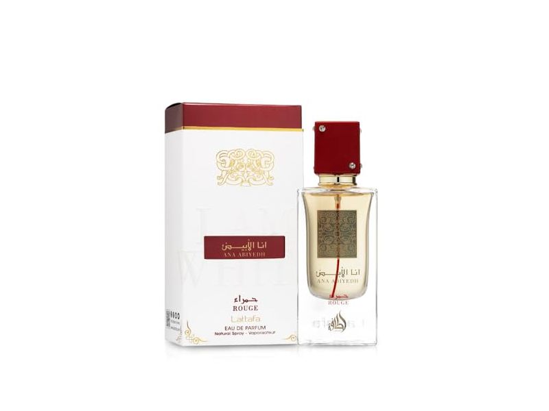 Lattafa Ana Abiyedh Rouge Eau De Parfum, 2.04 fl oz/60 mL