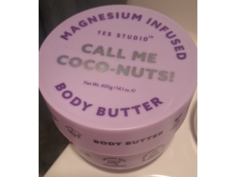 Yes Studio Body Butter, Call Me Coco-Nuts!, 14.1 oz/400 g