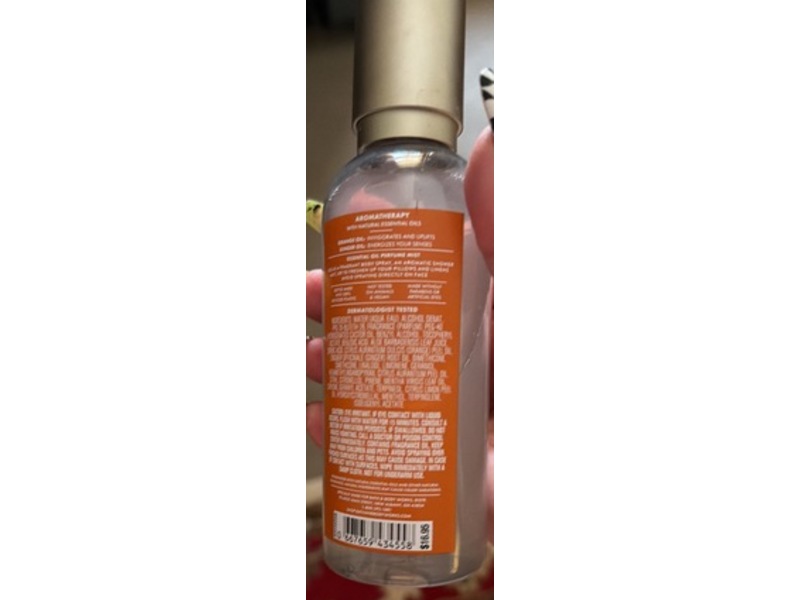 Bath & Body Works Aromatherapy Energy, Orange+Ginger Oil, 5.85 fl oz/173 mL