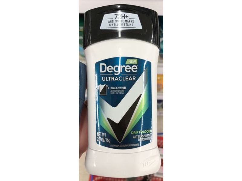 Degree Ultraclear Antiperspirant Deodorant, Driftwood, 2.7 oz/76 g