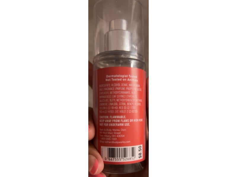 Bath & Body Works Champagne Toast Mist, 2.5 fl oz/75 mL