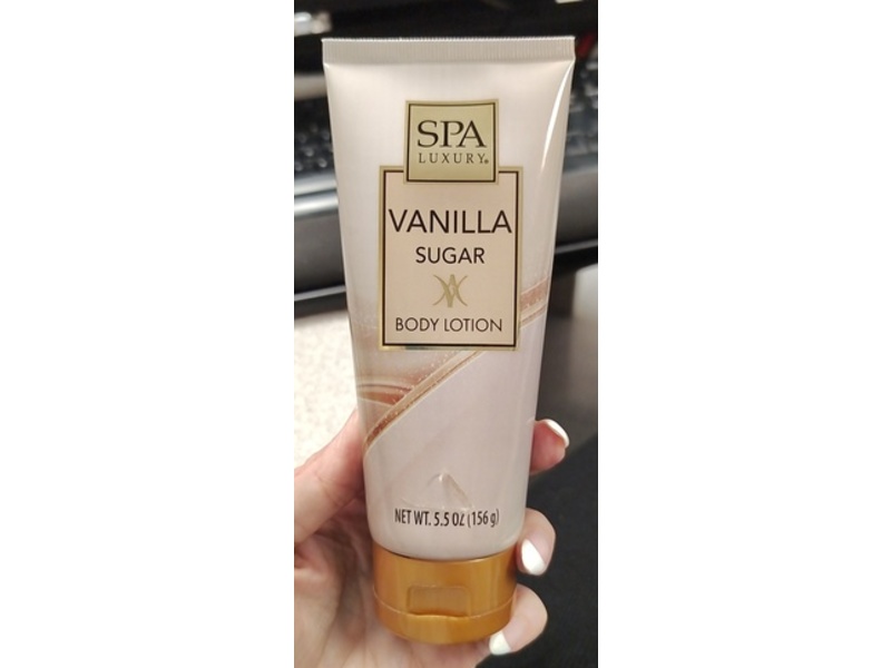 Spa Luxury Vanilla Sugar Body Lotion, 5.5 oz/156 g