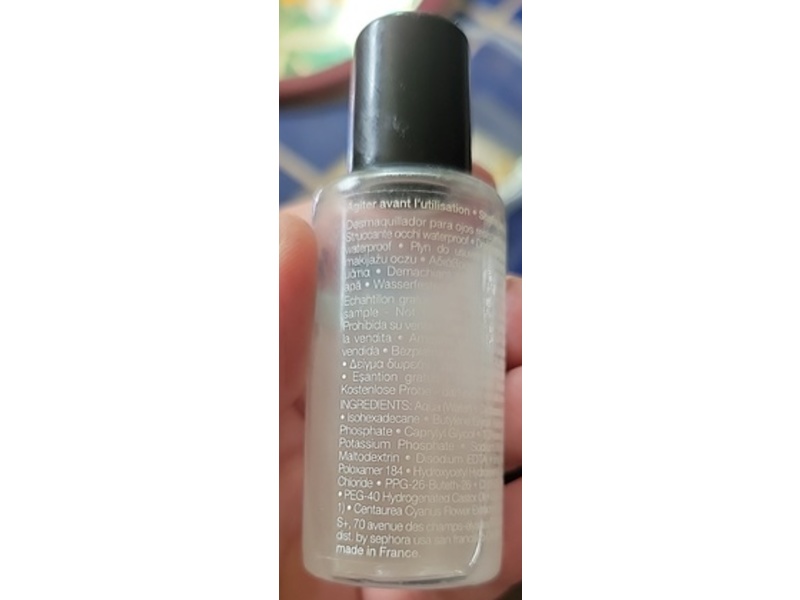 Sephora Waterproof Eye Makeup Remover, 0.84 fl oz/25 mL