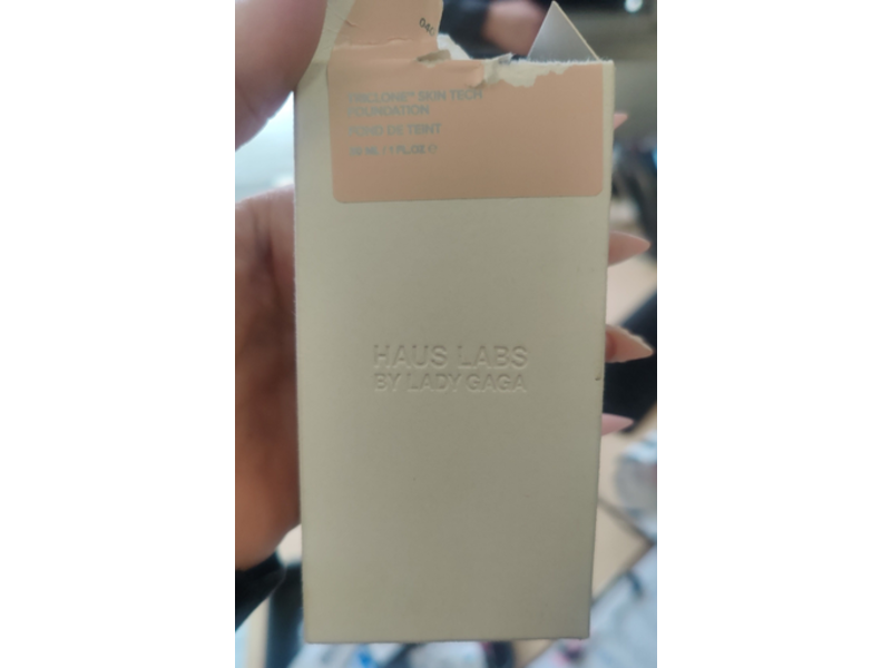 Haus Labs Triclone Skin Tech Foundation, 040 Fair Neutral, 1 fl oz/30 mL