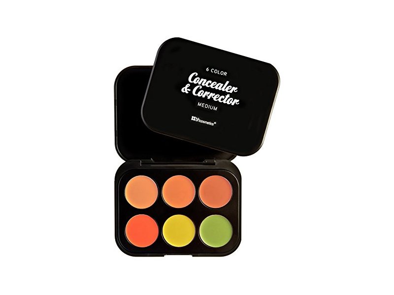 BH Cosmetics 6 Color Concealer & Corrector Palette - Medium