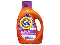 Tide Ultra Febreze Liquid Laundry Detergent, Spring and Renewal, 92 fl oz/2.72 L, 65 Loads - thumbnail 1