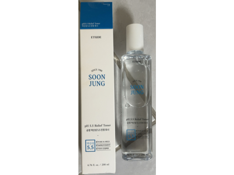 Etude Soon Jung pH5.5 Relief Toner, 6.76 fl oz/200 mL