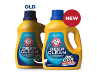 Arm & Hammer Deep Clean Stain Formula Liquid Laundry Detergent, Sparkling Clean, 68 Loads, 102 fl oz/3.01 L - thumbnail 3