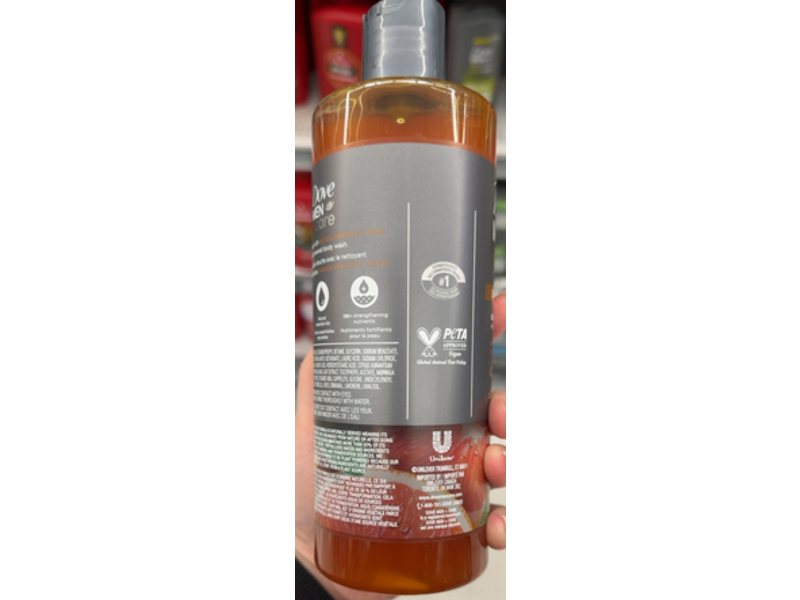 Dove Men+Care Uplift Body Wash, Blood Orange + Sage, 18 fl oz/532 mL