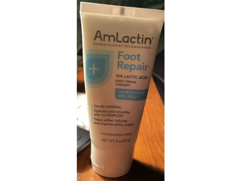 Amlactin Foot Repair Foot Cream Therapy, 3 oz/85 g