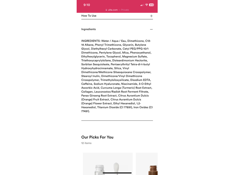 Milani Supercharged Brightening Undereye Tint, 110 Pink Rose, 0.51 fl oz/15 mL