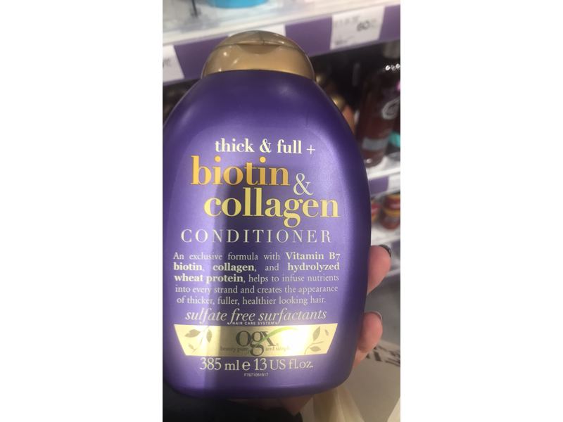 OGX Thick & Full Beauty Biotin & Collagen Conditioner, 385 mL/13 fl oz