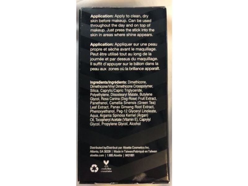 Aloette Beauty Anti-Shine Stick, Made Matte, 0.1 oz/3 g