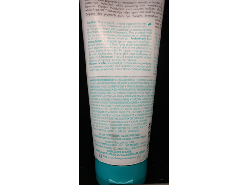Moroccanoil Color Depositing Mask, Bordeaux, 6.7 fl oz/200 ml