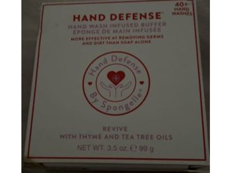 Spongelle Hand Defense Hand Wash, Thyme, Tea Tree Oils, 3.5 oz/99 g