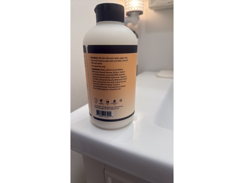 Dionis Bath & Shower Goat Milk Creme, Milk & Honey, 14.5 fl oz/429 mL