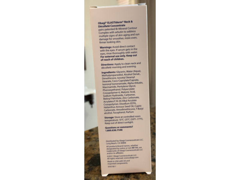 Obagi Medical Elastiderm Neck & Decollete Concentrate, 2 fl oz/60 mL