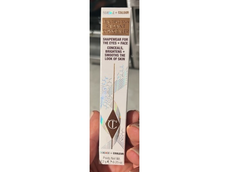 Charlotte Tilbury Beautiful Skin Radiant Concealer, 6.5 Medium, 0.25 oz/7.2 g