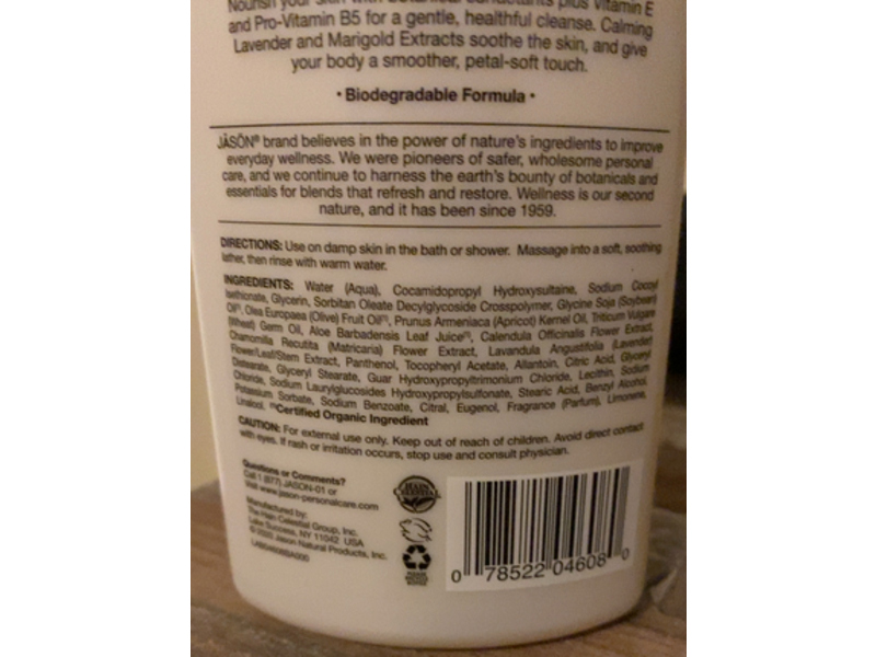Jason Calming Body Wash, Lavender, 16 fl oz/473 mL