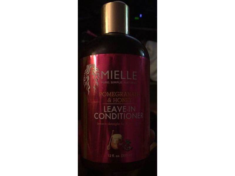 Mielle Leave In Conditioner, Pomegranate & Honey, 12 fl oz/355 ml