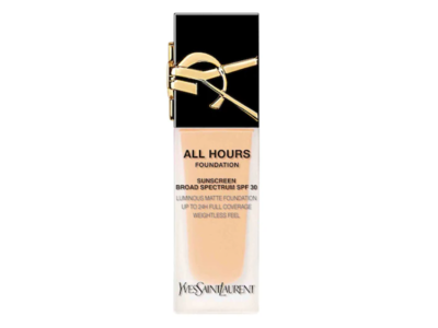 Yves Saint Laurent All Hours Foundation Sunscreen, LC1, SPF 30, 0.85 fl oz/25 mL