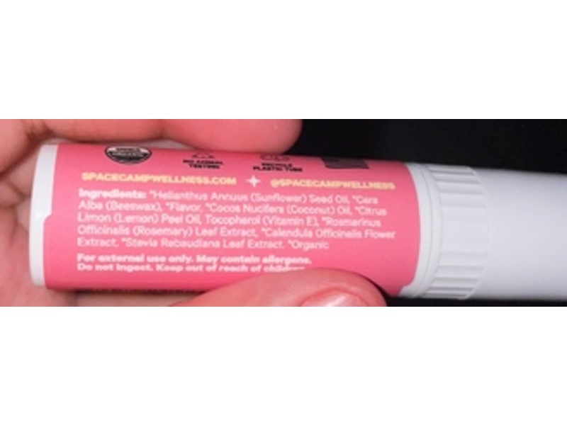 Space Camp Lip Balm, Pink Lemonade, 0.25 oz