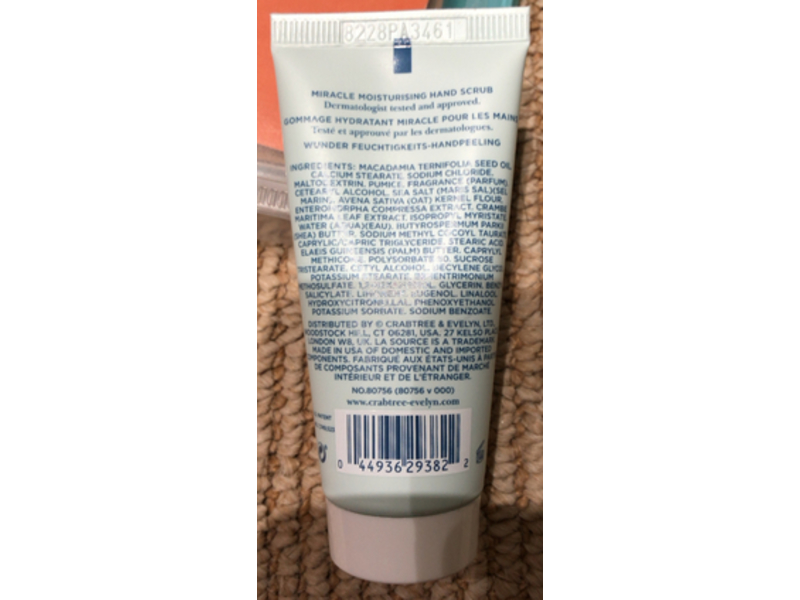 Crabtree & Evelyn Miracle Moisturising Hand Scrub, 25 g