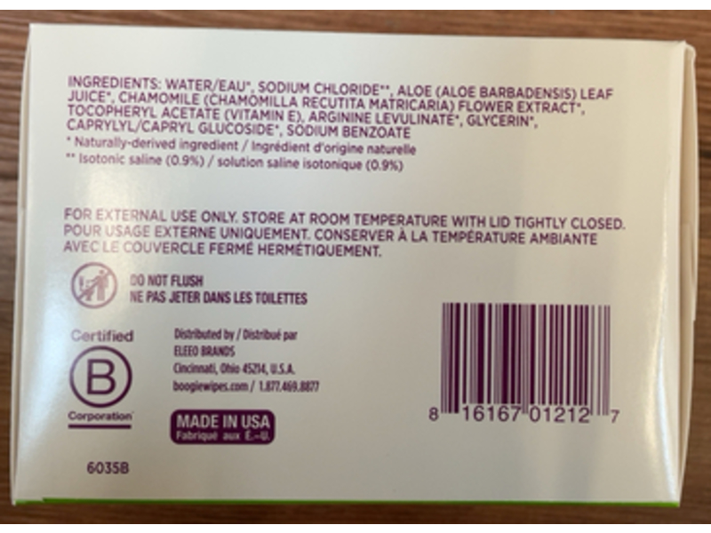 Boogie Wipes Gentle Saline Nose Wipes, 90 Count