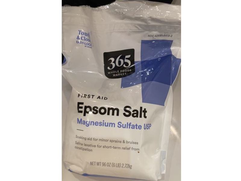 365 By Whole Foods Market Epsom Salt, 96 oz/2.27 kg