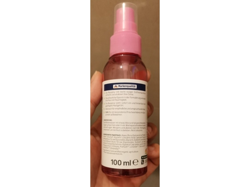 dm Alverde Natural Cosmetics Organic Rose Flower Water , 100 mL