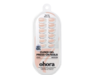 Ohora Cured Gel Press-On Nails, French Chrome, 0.08 oz/2.5 g - thumbnail 1