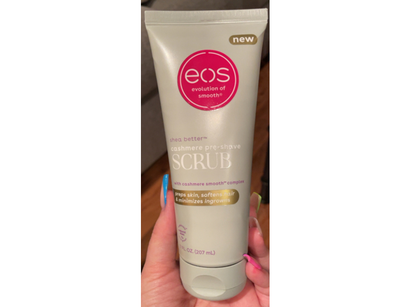 Eos Pre-Shave Scrub, Cashmere, 1 fl oz/207 mL