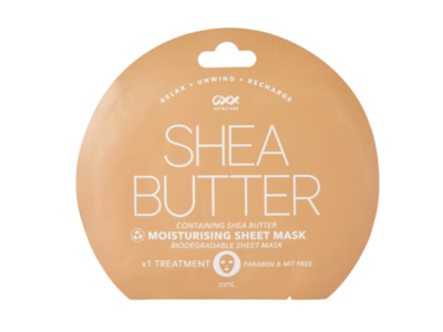 OXX Skincare Moisturising Sheet Mask, Shea Butter, 20 mL