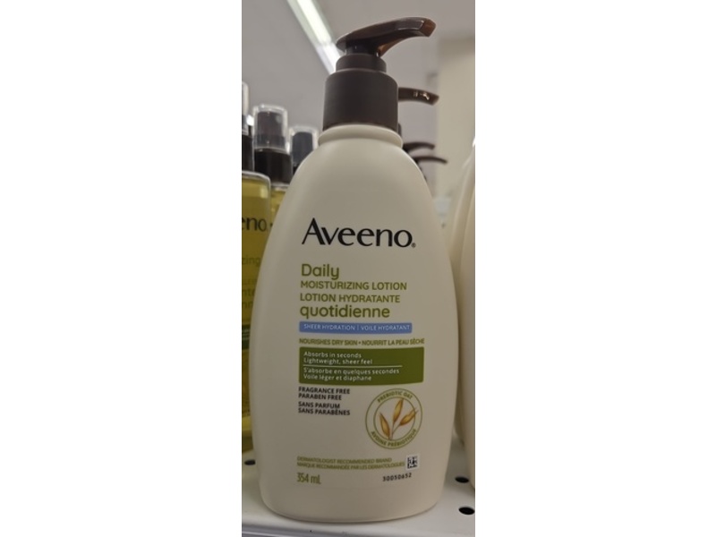 Aveeno Sheer Hydration Daily Moisturizing Lotion, 354 mL