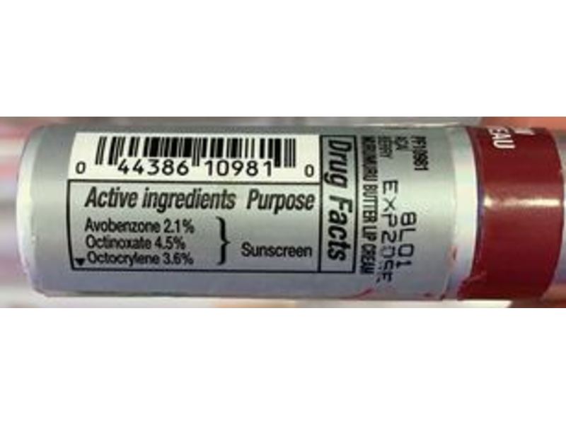 Physicians Formula Murumuru Butter Lip Cream, SPF 15, Acai Berry, 0.12 oz/3.4 g