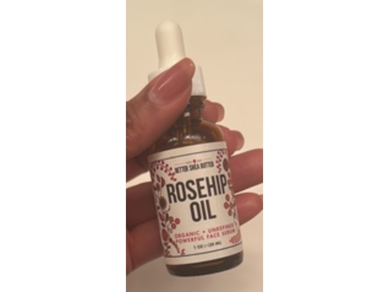 Better Shea Butter Organic Rosehip Oil, 1 oz/30 mL
