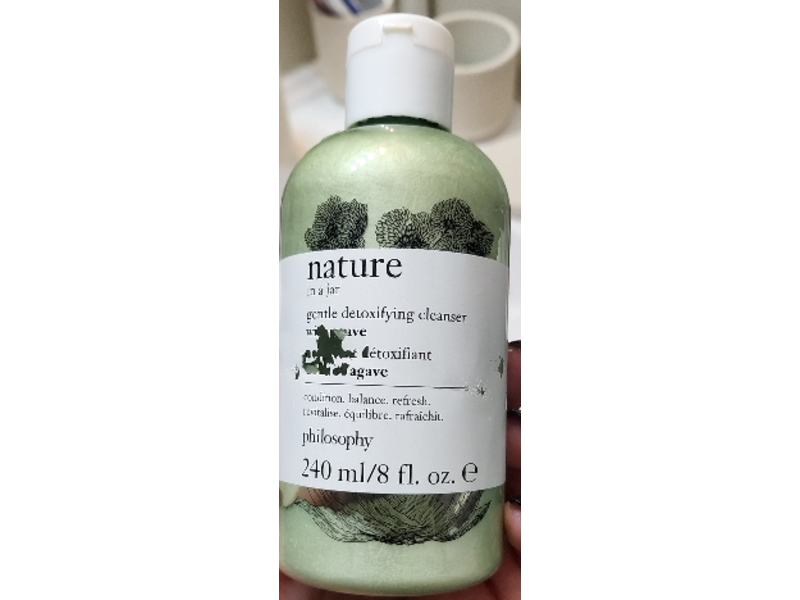 Philosophy Nature In A Jar Gentle Detoxifying Cleanser, Agave, 8 fl oz/240 mL