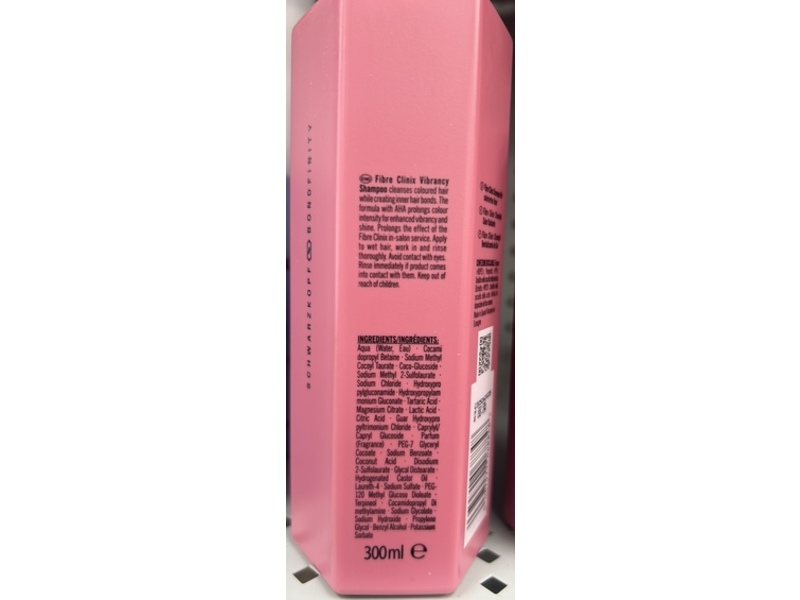 Schwarzkopf Professional Fibre Clinix Shampoo, 10.1 fl oz/300 mL