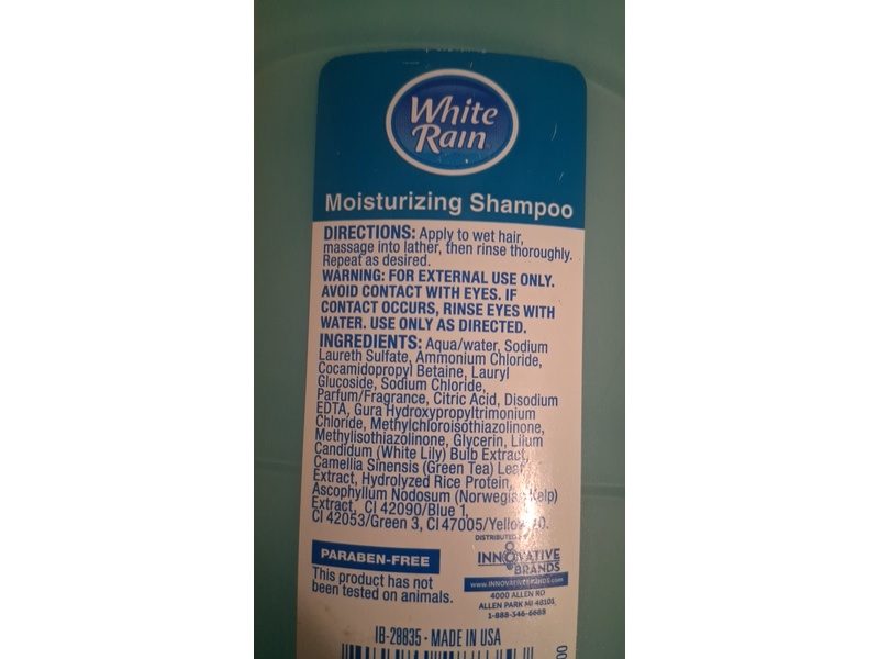 White Rain Moisturizing Shampoo, Ocean Mist, 22.5 fl oz/665 mL, Pack Of 2