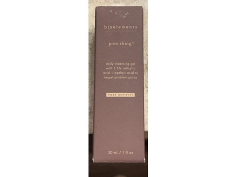 Bioelements Daily Cleansing Gel, Pore Thing, 1 fl oz/30 mL