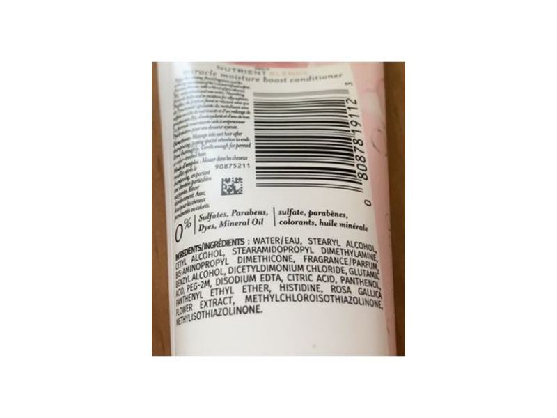 Pantene Pro-V Miracle Moisture Boost Conditioner, Sulfate Free, Rose Water, 2.5 fl oz/75 mL