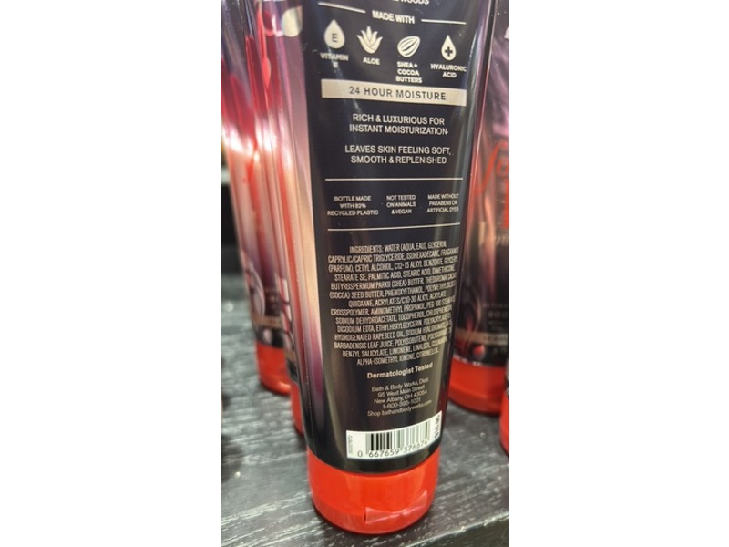 Bath & Body Works Forever Red Body Cream, Vanilla Rum, 8 oz/226 g