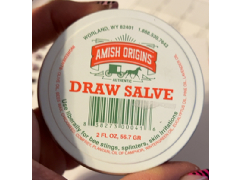 Amish Origins Authentic Draw Salve, 2 fl oz/56.7 g