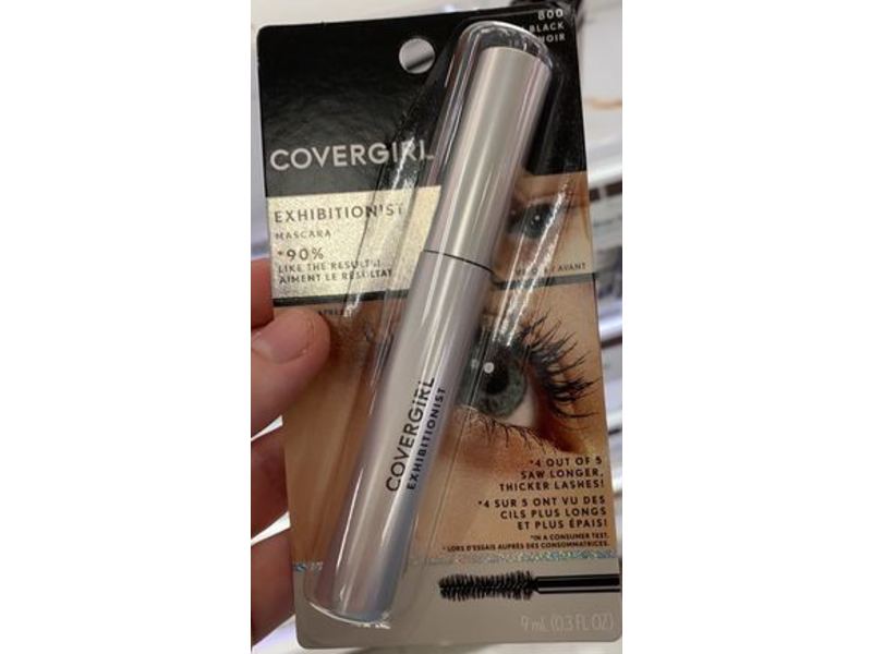 Covergirl Exhibitionist Mascara, 800 Very Black, 0.3 fl oz/9 mL
