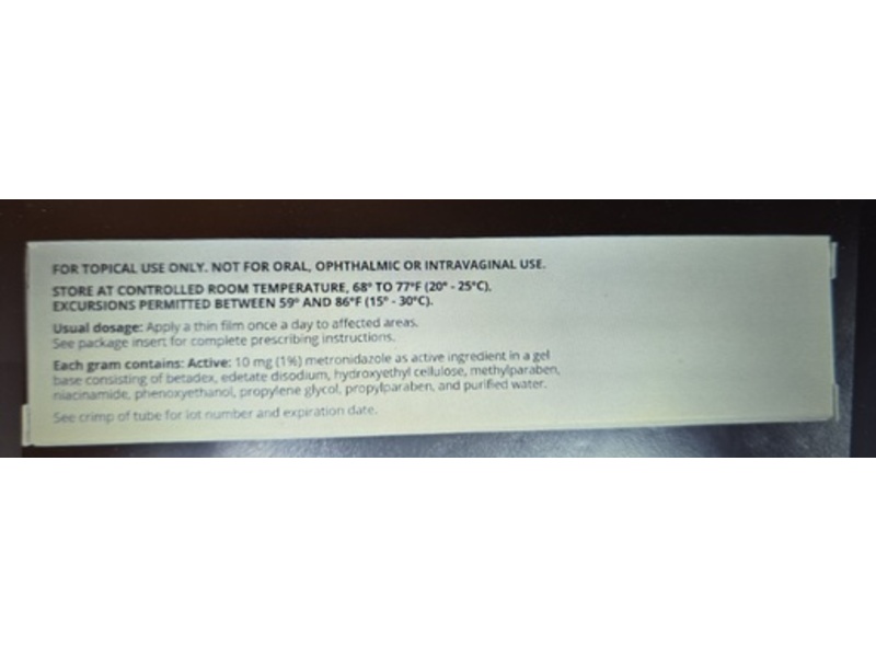 Metronidazole Gel 1%, 60 g, Mayne Pharma (Rx)