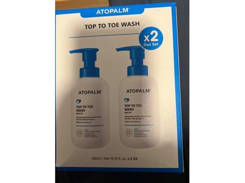 Atopalm Top To Toe Wash Duo, 10.14 fl oz/300 mL, 2 Count