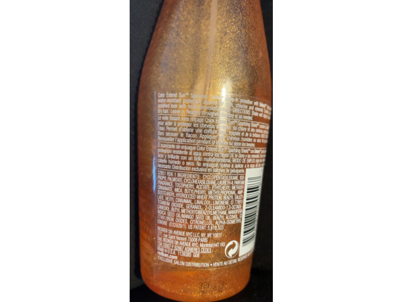 Redken Color Extend Leave In Smoother Sun Hair Spray, Sparking Shield, 5 fl oz/150 mL