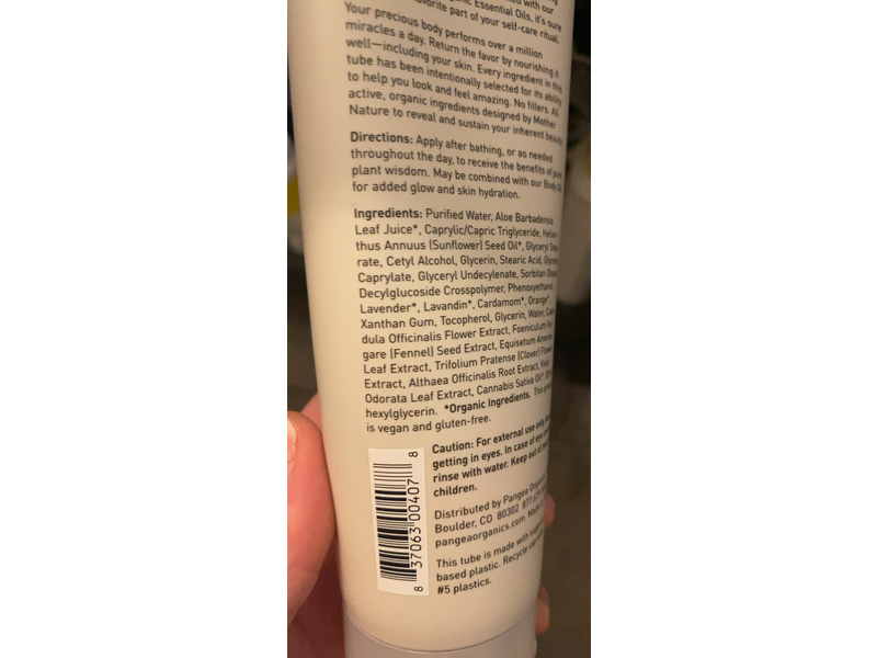 Pangea Body Lotion, Pyrenees Lavender & Cardamom, 8 fl oz/236 mL