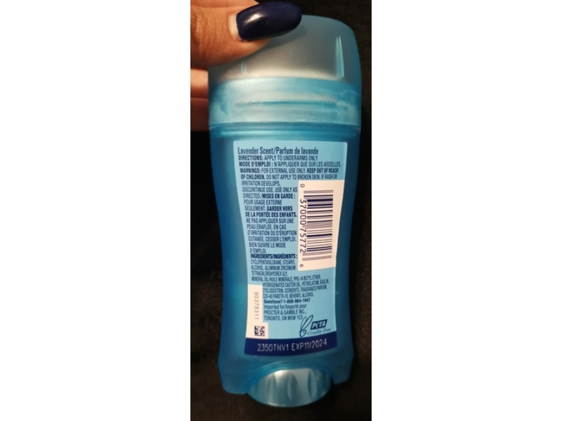 Secret Antiperspirants & Deodorants, Relaxing Lavender, 73 g, Pack Of 6